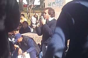 Diputados de la oposición participaron del acto de vecinos en contra de la fusión de los hospitales de Maldonado y San Carlos