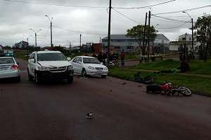 Siniestro de tránsito deja a menor politraumatizado grave en Cerro Pelado