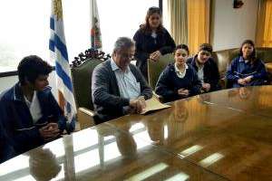 Alumnos de Secundaria presentaron proyecto sobre tránsito