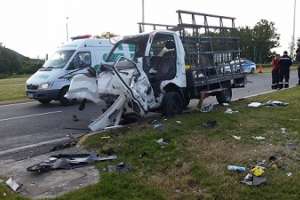 Cinco personas lesionadas en choque en Ruta Interbalnearia y Ruta 37