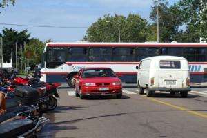 Cambios en el recorrido de ómnibus por IronMan Punta