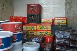 Inspectores retuvieron 400 kgs de productos lácteos