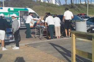 Efectivos de la Brigada de Guardavidas de Maldonado le salvan la vida a un turista