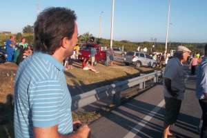 El diputado Germán Cardoso reclama que se cierre la rotonda en el cruce de la Ruta 37 y la Interbalnearia