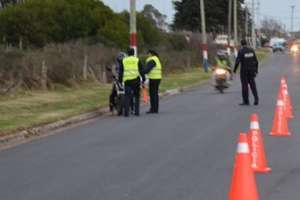 Solo una moto incautada en zona de saturación de Sauce de Portezuelo