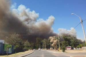 Cerro del Toro: el fuego está controlado, no hay casas afectadas y los bomberos siguen atentos y trabajando