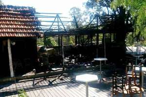 Un incendio causó pérdidas totales en el restaurante de “Laderas del Cerro”, en Piriápolis