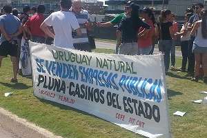 Sindicatos de trabajadores de casinos rechazan juego on line y se movilizan en Conrad