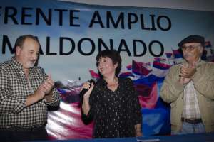 Proclamaron a los tres candidatos a la presidencia del Frente Amplio en Maldonado