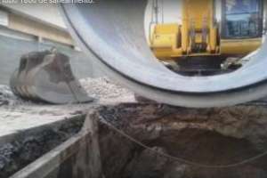 Firman acta de inicio de obra de saneamiento de La Capuera