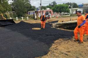 Fue reparado el puente sobre la calle Zufriátegui en Piriápolis