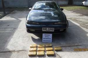 Incautaron más de 11 kilos de cocaína en Maldonado y fueron a la cárcel dos individuos