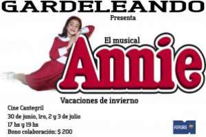 En vacaciones Gardeleando presenta Annie en Sala Cantegril