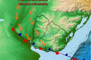 Hasta el martes se anuncian altas temperaturas, humedad, lluvias y tormentas