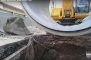 Iniciaron la obra de saneamiento en La Capuera