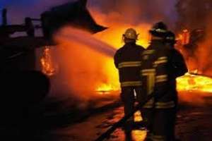 Se incendió una vivienda en Balneario Buenos Aires