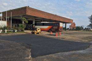 Finalizaron trabajos de acondicionamiento de la explanada de la terminal de Piriápolis