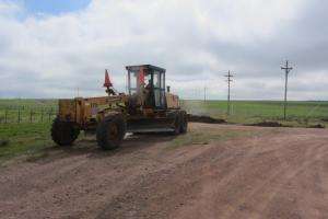 Intendencia desarrolla tareas de mejora en el camino del Rincón de Aparicio