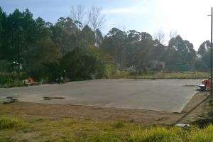 Culmina la construcción de una cancha polideportiva en La Fortuna