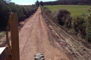 Se cumplen tareas de mejora en camino Paso Campamento