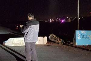 Una persona muerta y otra grave es el saldo de un accidente en la Perimetral en un tramo no habilitado