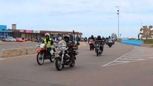 Motociclistas nacionales y extranjeros en Moto Encuentro en Maldonado
