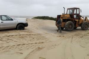 Ruta 10 entre Punta Negra y Punta Colorada se encuentra liberada al tránsito nuevamente