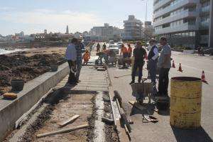 Bentancur constató avances en las obras de Punta del Este