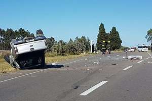 Siniestro fatal en Ruta 9, un hombre falleció en el acto