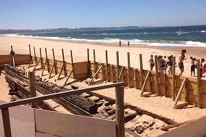 Tratarán de recuperar y “dar valor” al hallazgo del barco que naufragó en Portezuelo