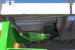 Colocan nuevo techo de la terminal de Piriápolis, sin afectar operativa