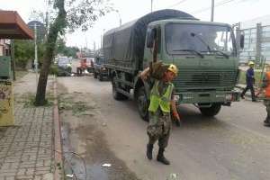 Ejército Nacional también trabaja en San Carlos en tanto UTE refuerza cuadrillas