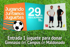 Fútbol para recaudar juguetes