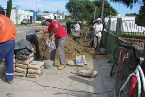 El SUNCA ya aportó unos 400 jornales solidarios para reparar viviendas en San Carlos