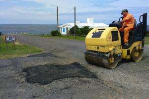 Finalizaron los trabajos de bacheo en José Ignacio