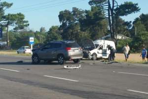 Violento accidente en ruta Interbalnearia deja una persona herida