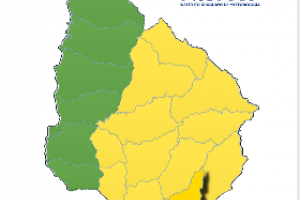 Advertencia amarilla hasta 22 horas por tormentas intensas y lluvias abundantes