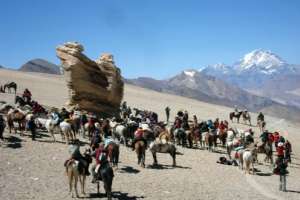 Tres uruguayos estuvieron en la recreación de la gesta de San Martín en los Andes