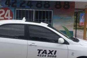 Trabajadores del taxi se movilizaron en Maldonado 