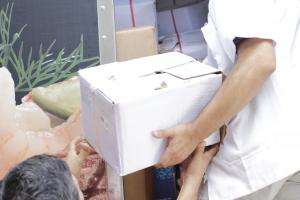 Retuvieron 165 kilos de pescado y mariscos con temperaturas no reglamentarias