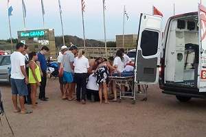 Otro rescate de guardavidas en Parada 10