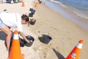 Se retiraron 20 bolsas de escombros en la jornada de limpieza de la costa