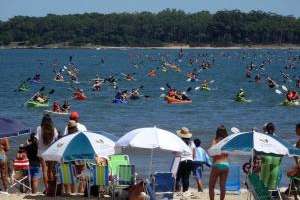 El Kayak y Paddle Surf colmaron la bahía de Punta del Este