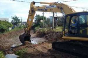 Trabajan para reducir anegamientos en el norte de la ciudad de Maldonado