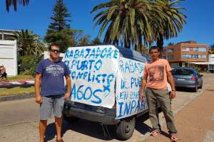 Trabajadores de tercerizada del puerto en conflicto por pago de haberes