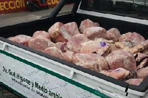idm clausura carnicería e incauta 650 kgs de carne