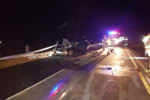 Grave accidente carretero con saldo fatal; una persona muerta y dos heridas