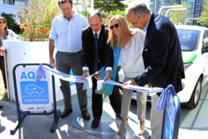 Ya está habilitado en Punta del Este el primer punto de recarga para autos eléctricos