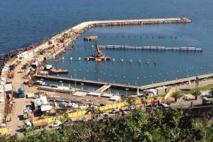 Avanzan obras en el Puerto de Piriápolis, con un muelle para maxi yates