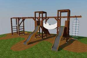 Incorporarán nuevos juegos de madera para renovar los parques de Maldonado